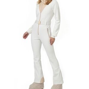 JORDE Lottie White Ski Suit NEW with tags and original packaging.